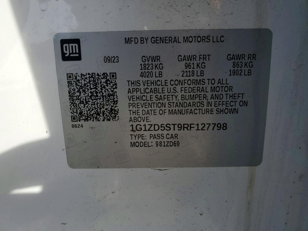 2024 Chevrolet Malibu Lt - zdjęcie 13