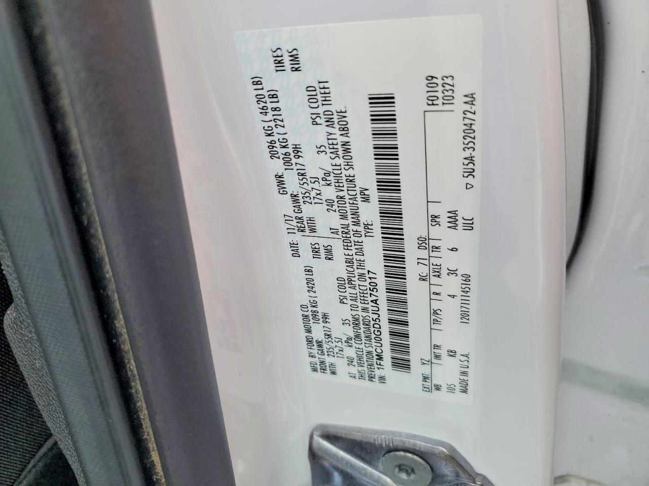 2018 Ford Escape Se - zdjęcie 13