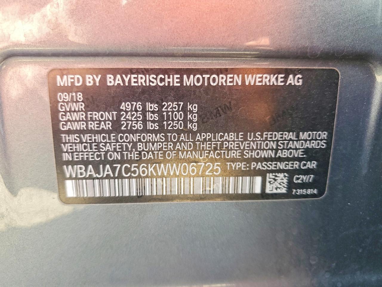 2019 BMW 530 Xi - zdjęcie 12
