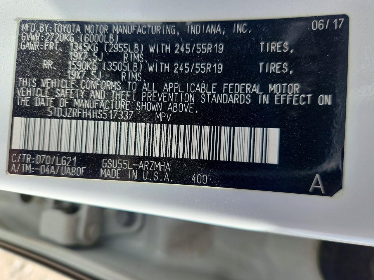 2017 Toyota Highlander Se - zdjęcie 14