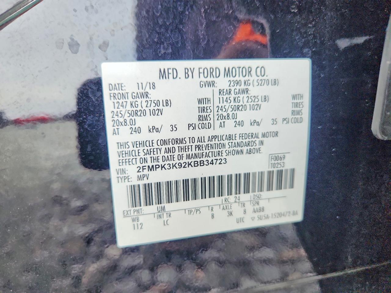 2019 Ford Edge Titanium - zdjęcie 13