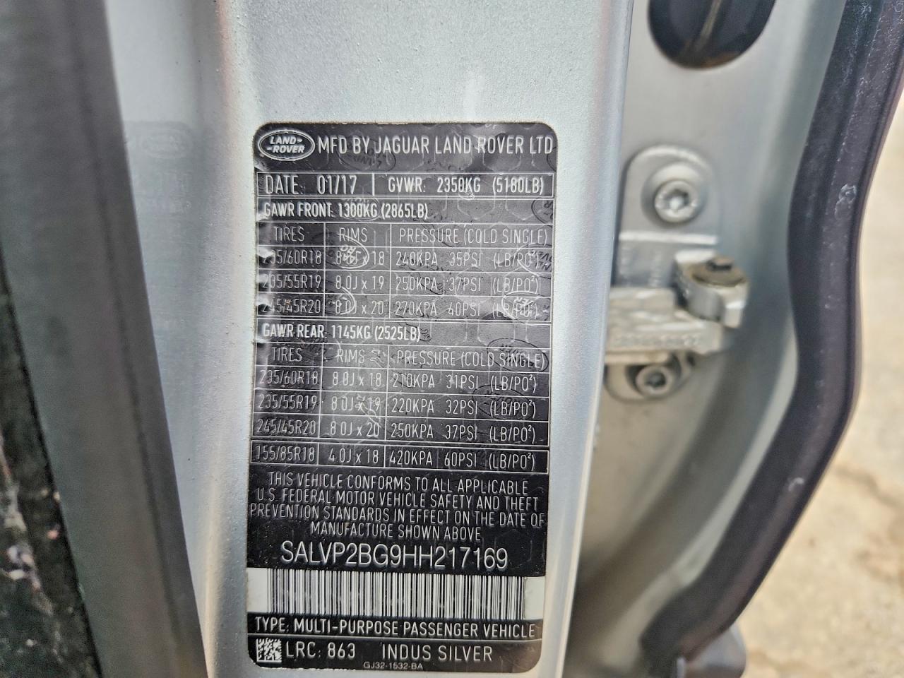 2017 Land Rover Range Rover Evoque Se - zdjęcie 12