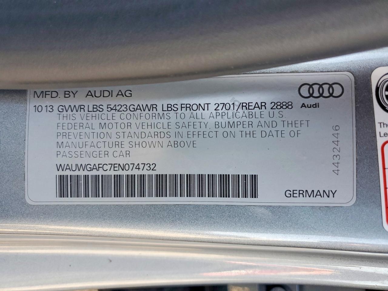 2014 Audi A7 Premium Plus - zdjęcie 12