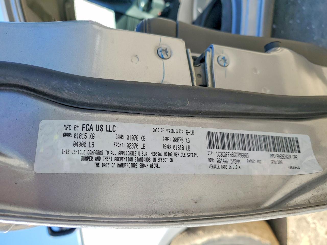 2016 Dodge Dart Sxt Sport - zdjęcie 12