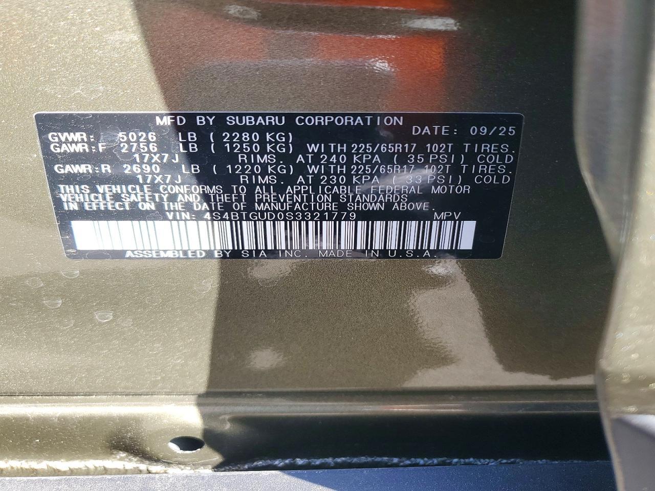 2025 Subaru Outback Wilderness - zdjęcie 13