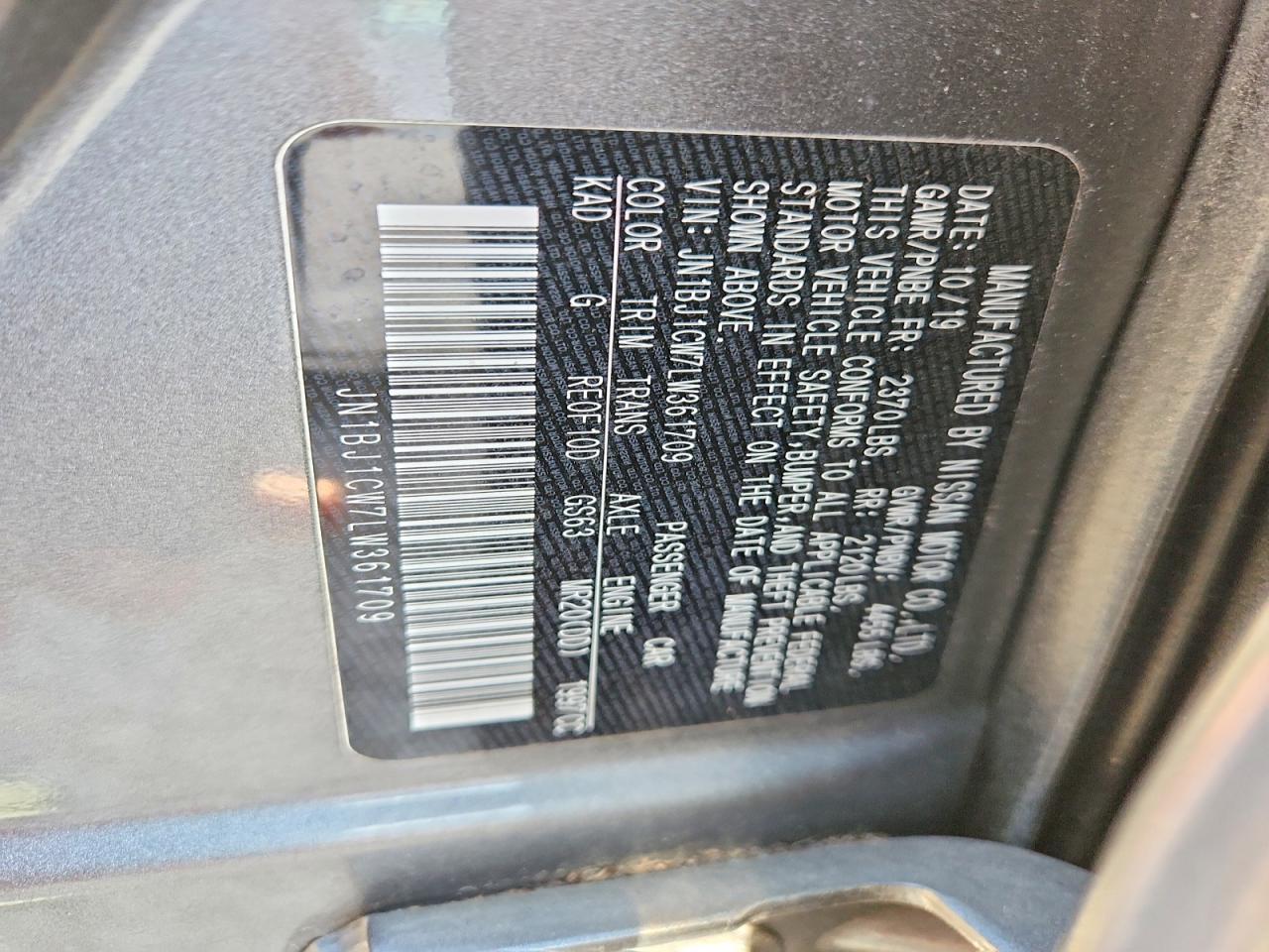 2020 Nissan Rogue Sport S - zdjęcie 13