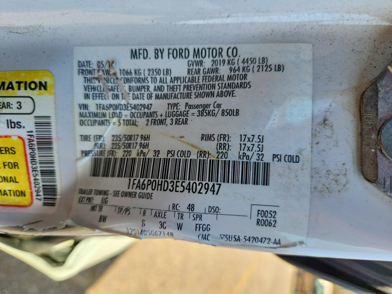 2014 Ford Fusion Se - zdjęcie 12