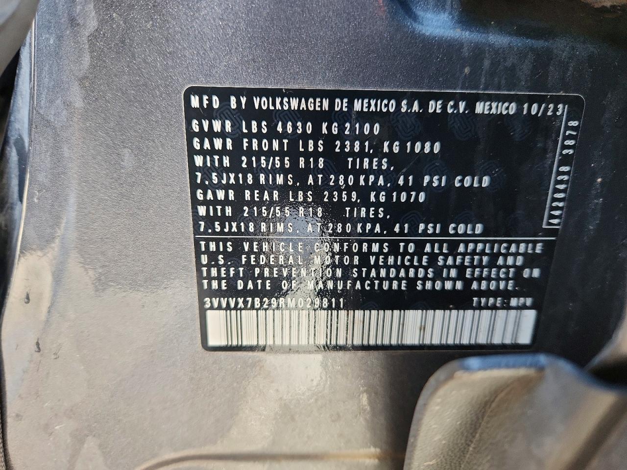 2024 Volkswagen Taos Se - zdjęcie 13