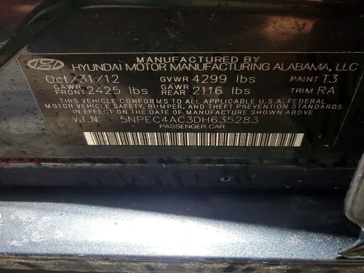 2013 Hyundai Sonata Limited - zdjęcie 13