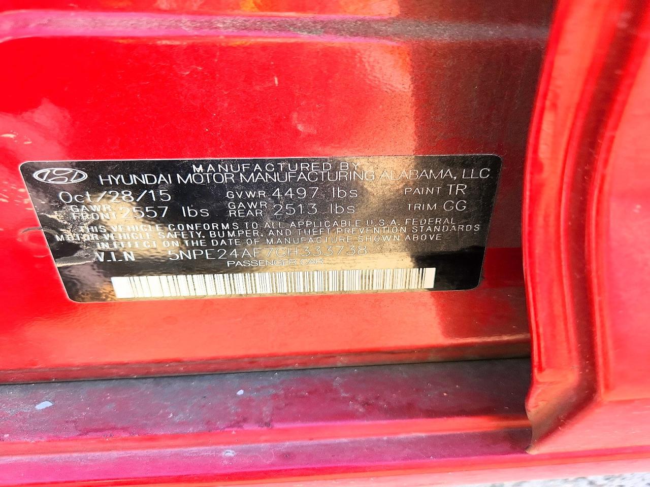 2016 Hyundai Sonata Se - zdjęcie 12