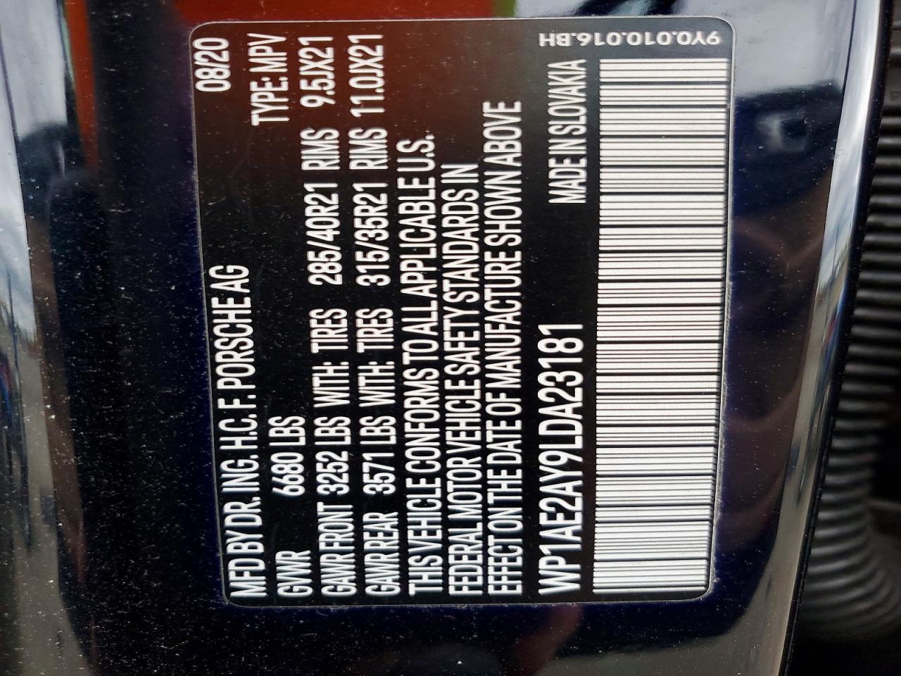 2020 Porsche Cayenne E-Hybrid - zdjęcie 13