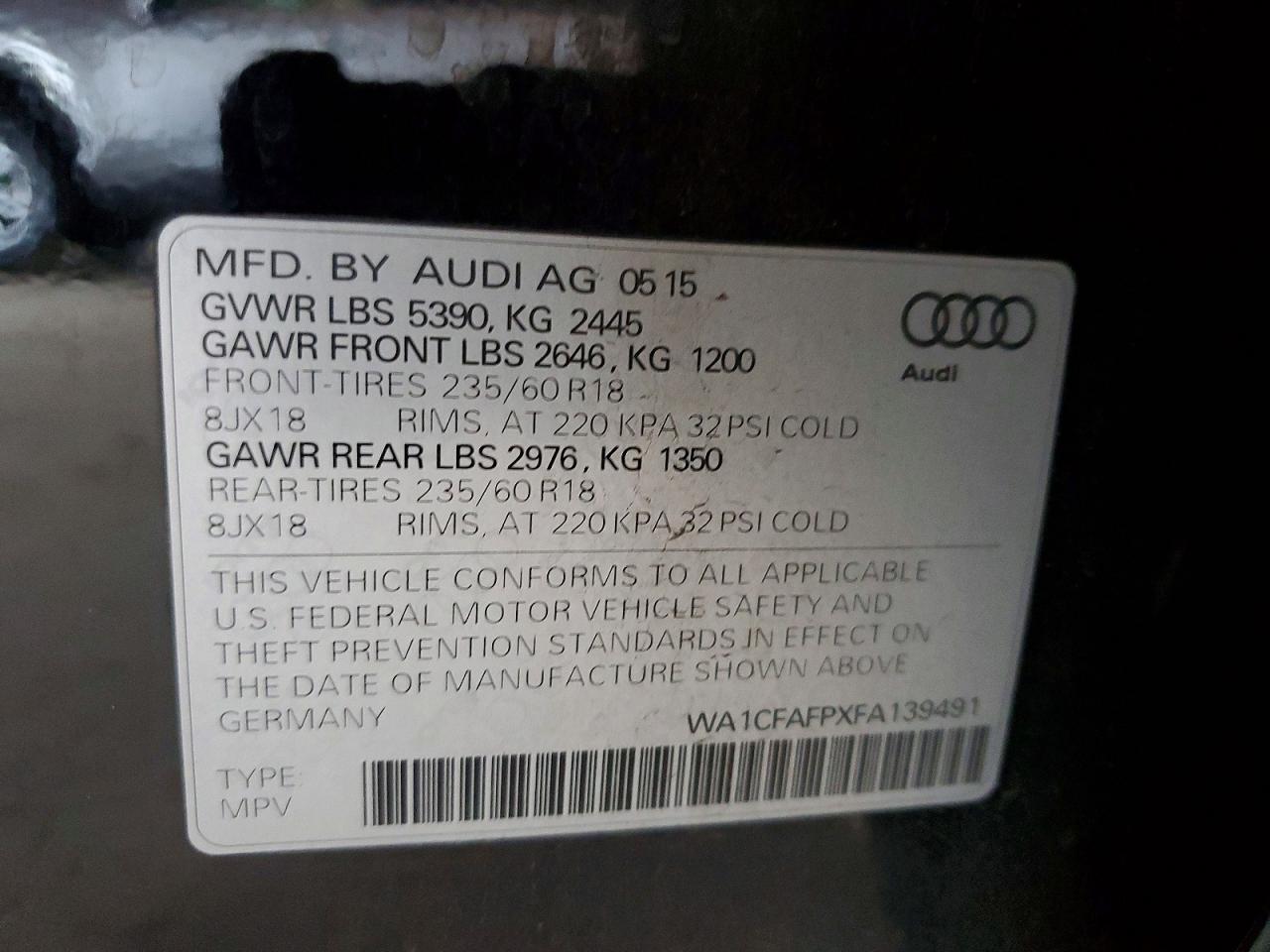 2015 Audi Q5 - zdjęcie 12