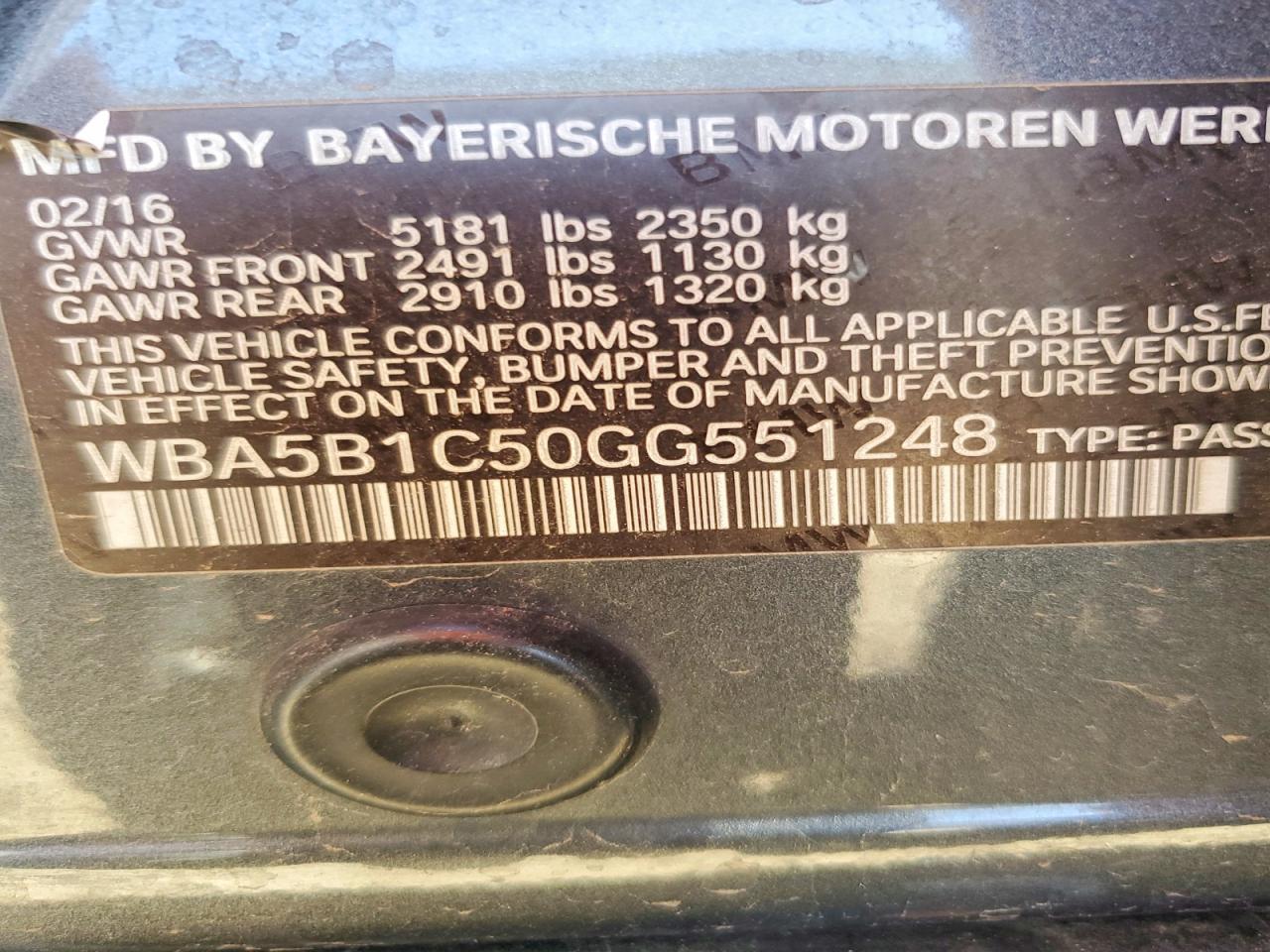 2016 BMW 535 - zdjęcie 14