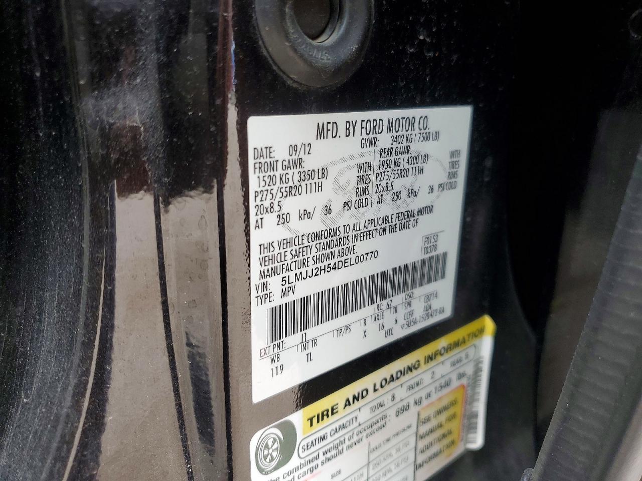 2013 Lincoln Townhouse Navigator - zdjęcie 14