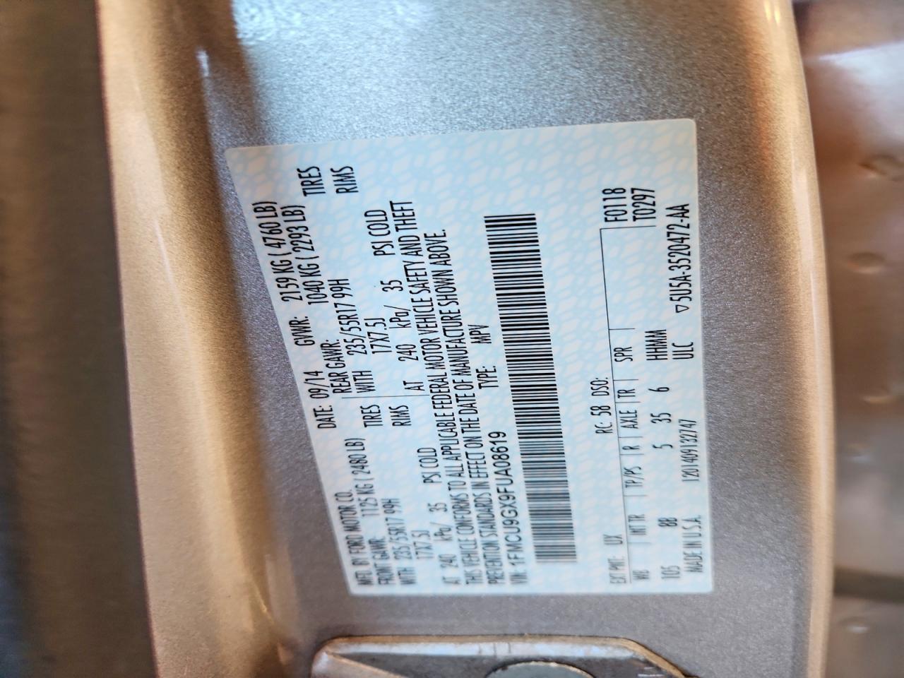 2015 Ford Escape Se - zdjęcie 13