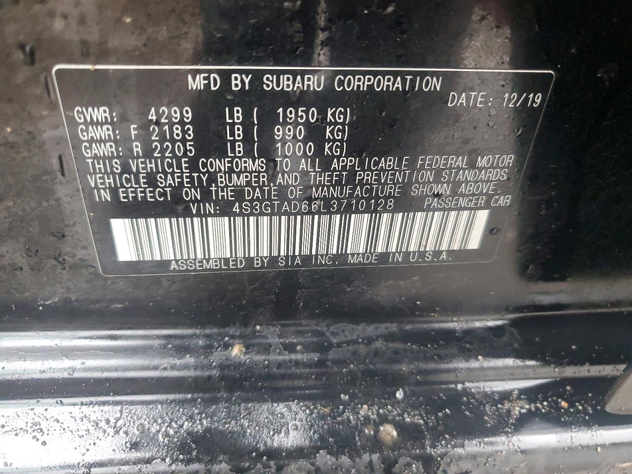 2020 Subaru Impreza Premium - zdjęcie 12