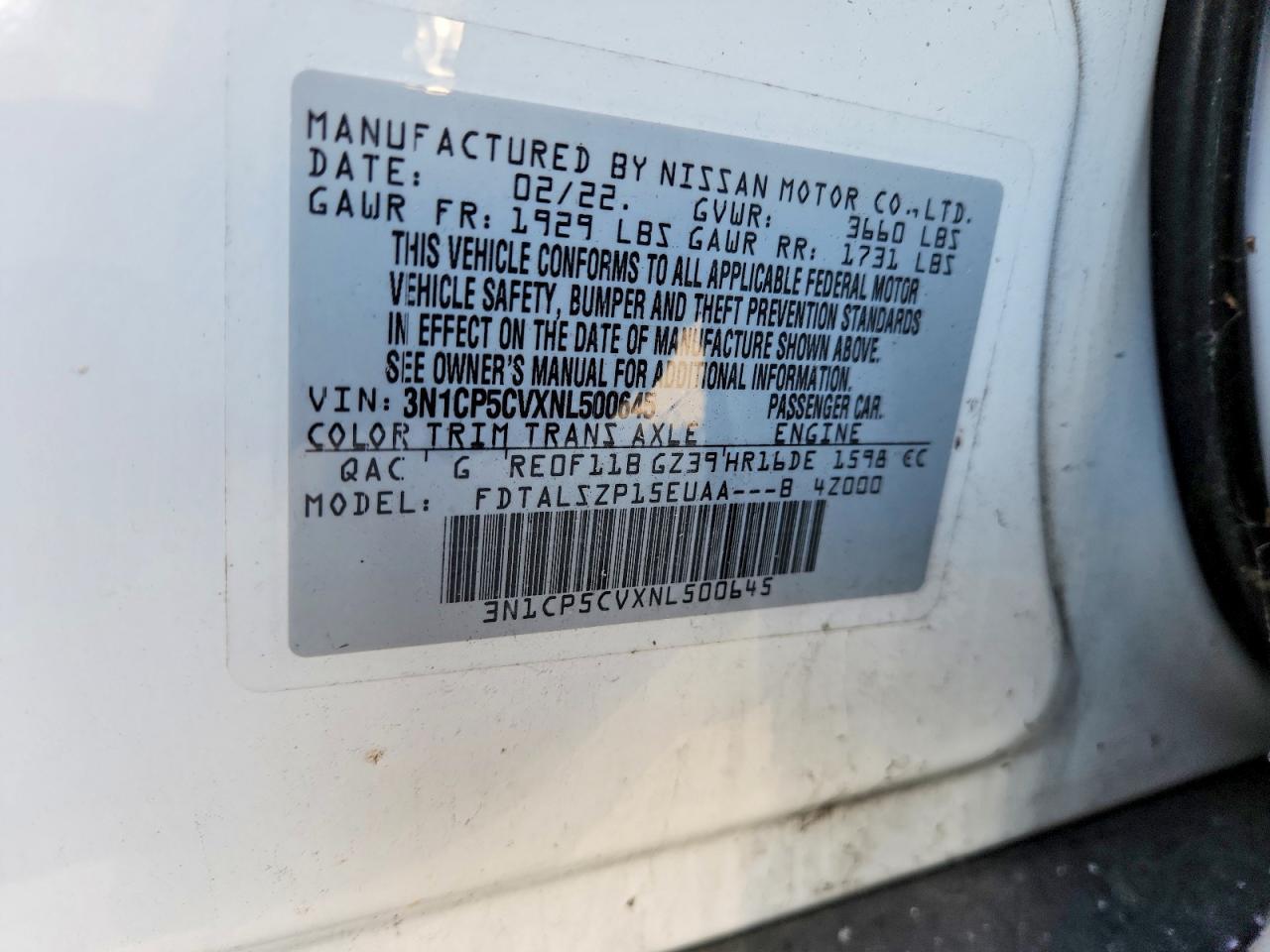 2022 Nissan Kicks Sv - zdjęcie 13