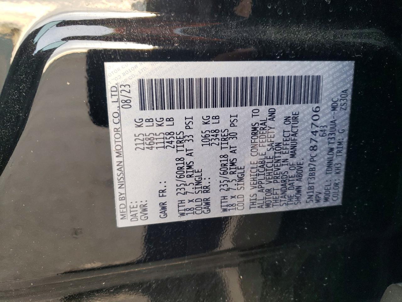 2023 Nissan Rogue Sv - zdjęcie 13