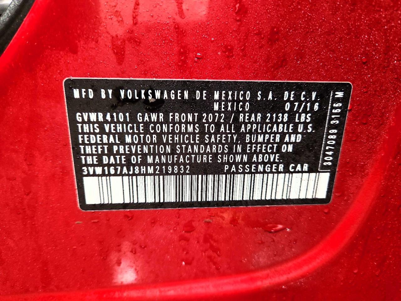 2017 Volkswagen Jetta S - zdjęcie 12