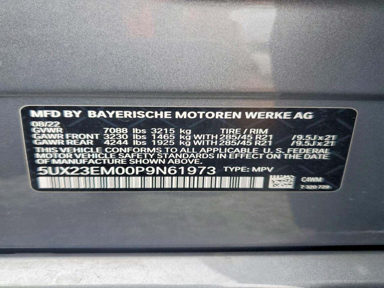 2023 BMW X7 xDrive40I - zdjęcie 13