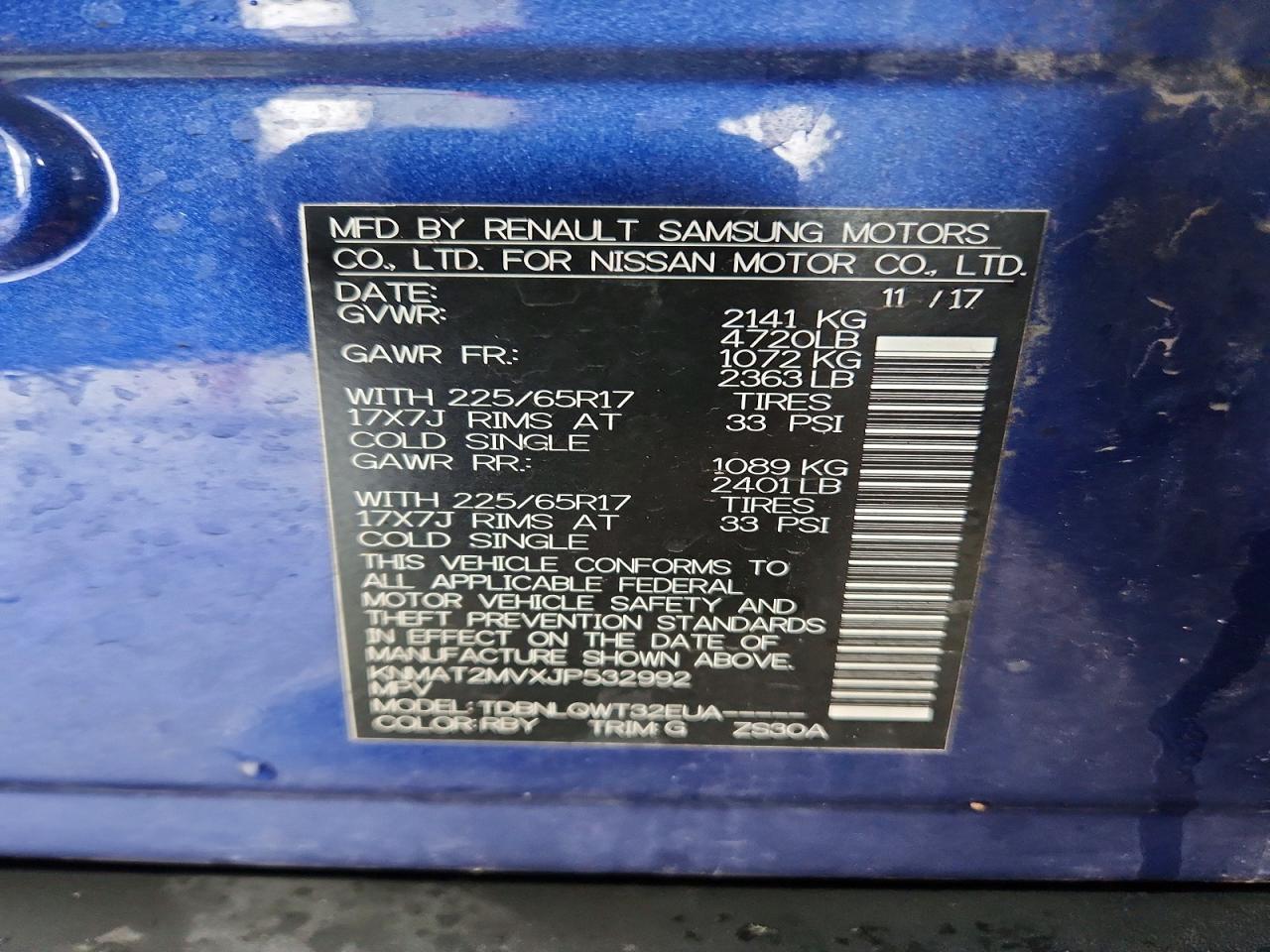 2018 Nissan Rogue Sv - zdjęcie 13