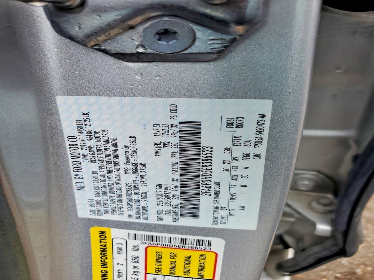 2014 Ford Fusion Se - zdjęcie 12