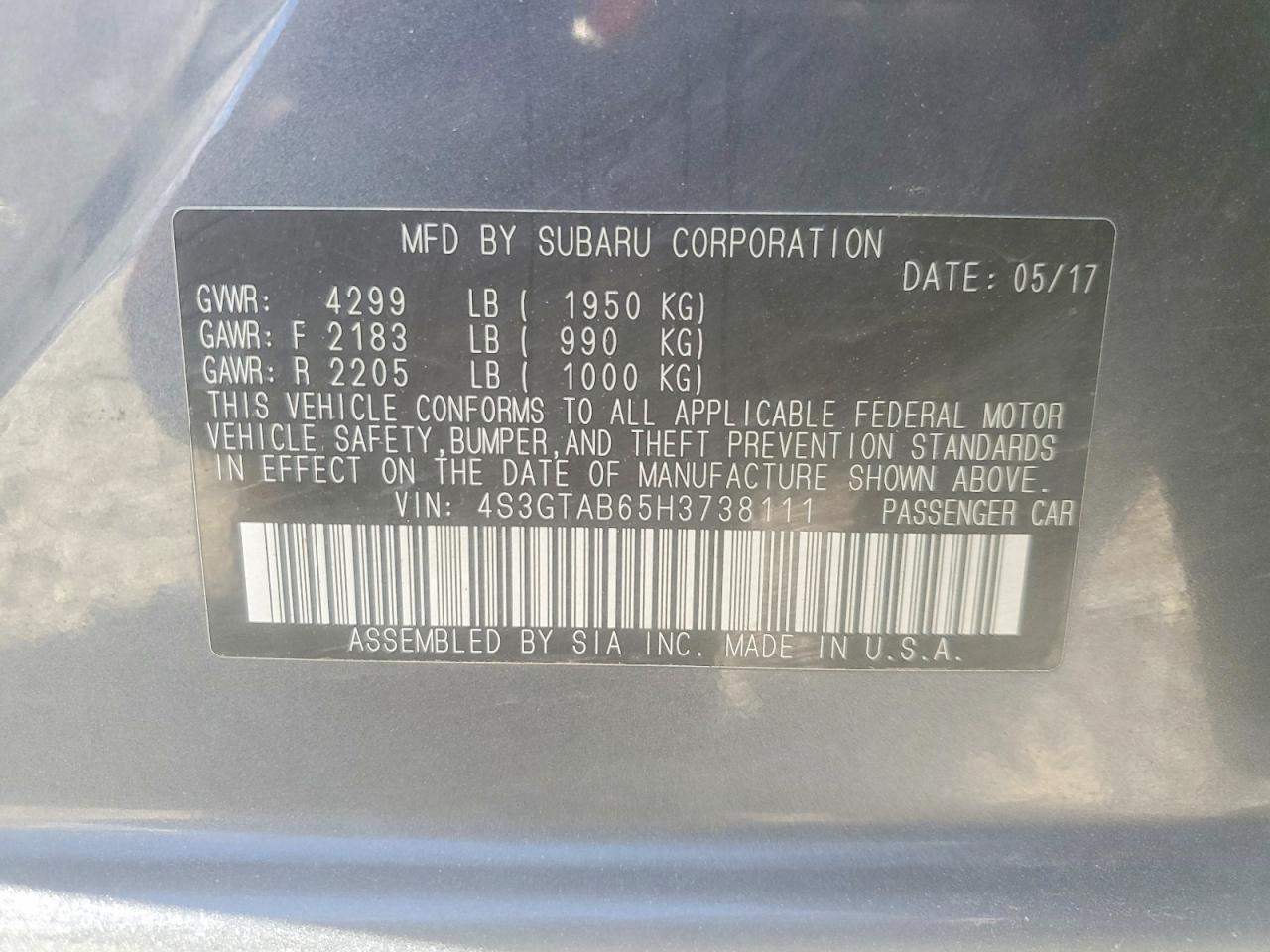 2017 Subaru Impreza Premium - zdjęcie 13