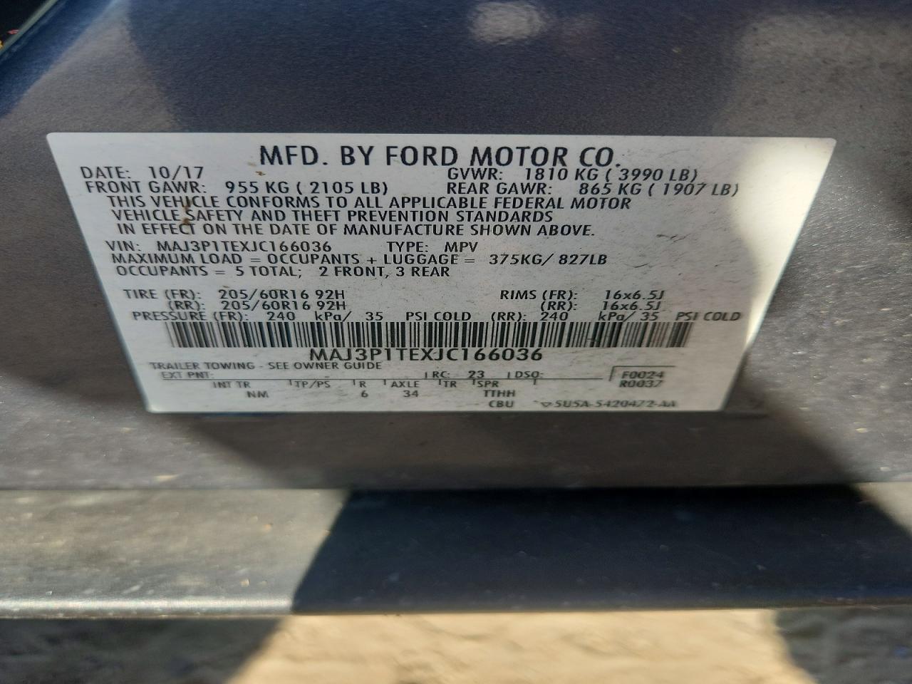 2018 Ford Ecosport Se - zdjęcie 12