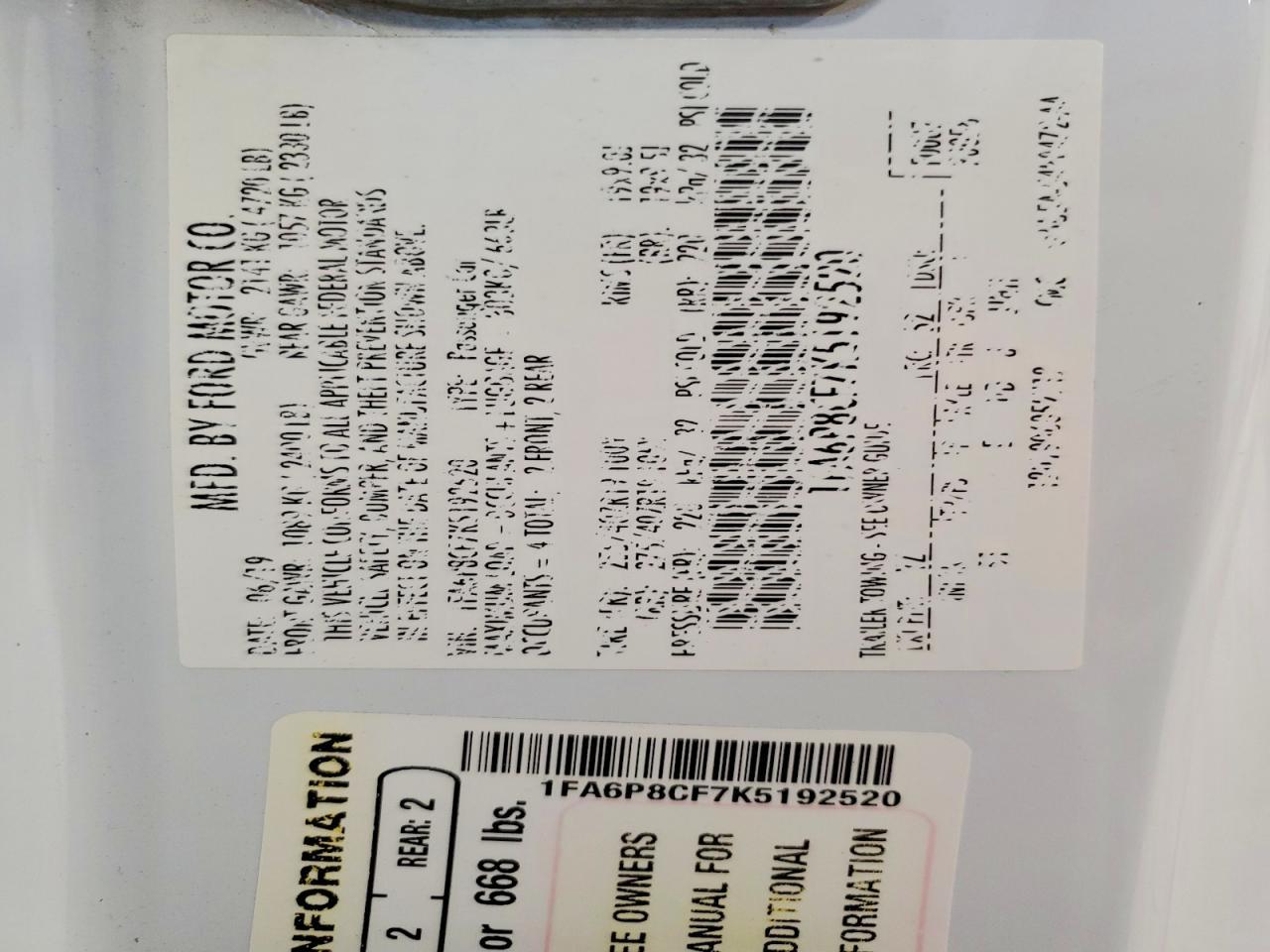 2019 Ford Mustang Gt - zdjęcie 12