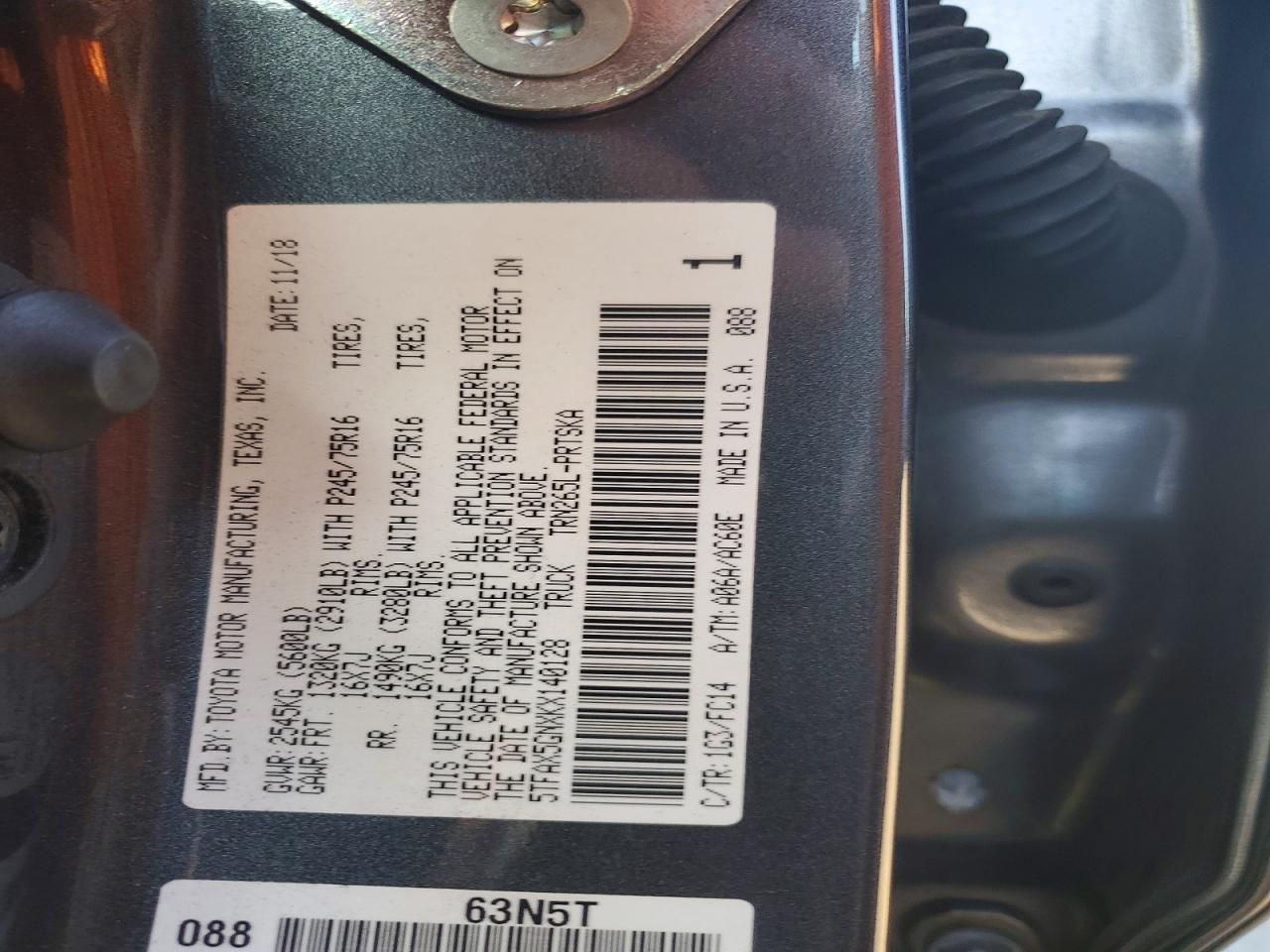 2019 Toyota Tacoma Sr5 - zdjęcie 12