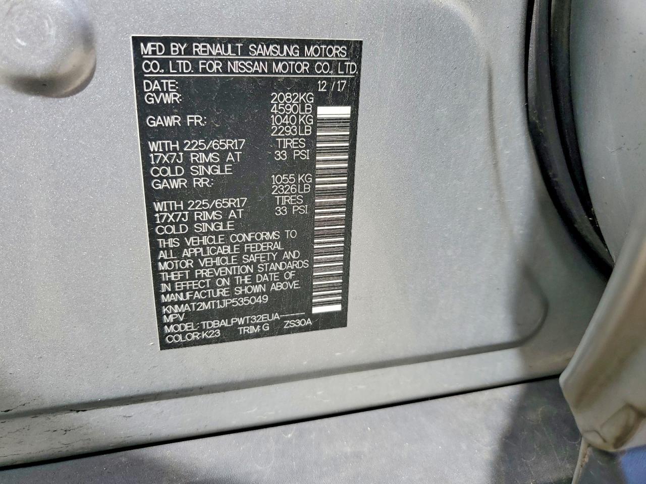 2018 Nissan Rogue S - zdjęcie 13