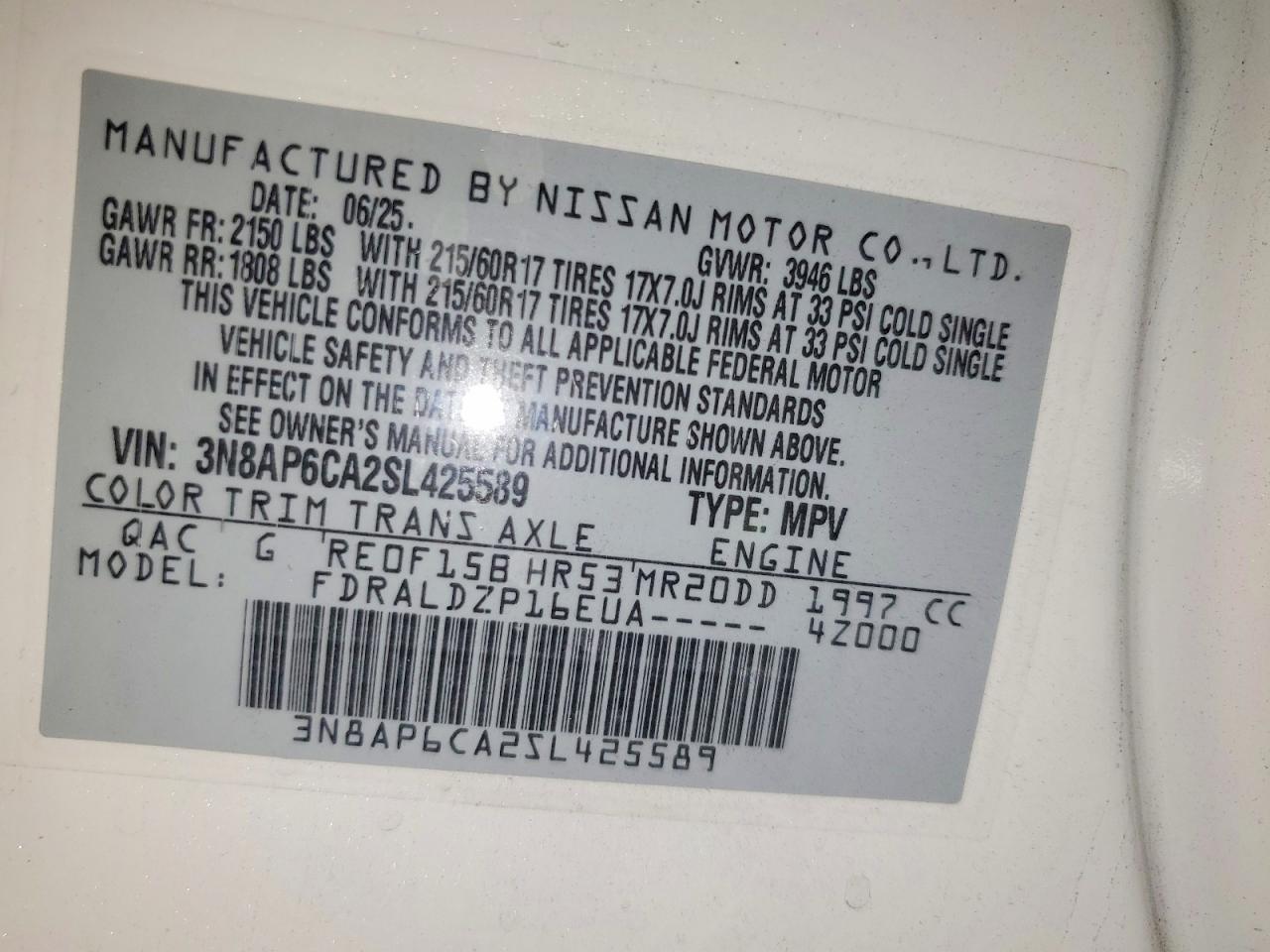 2025 Nissan Kicks Sv Fwd - zdjęcie 13