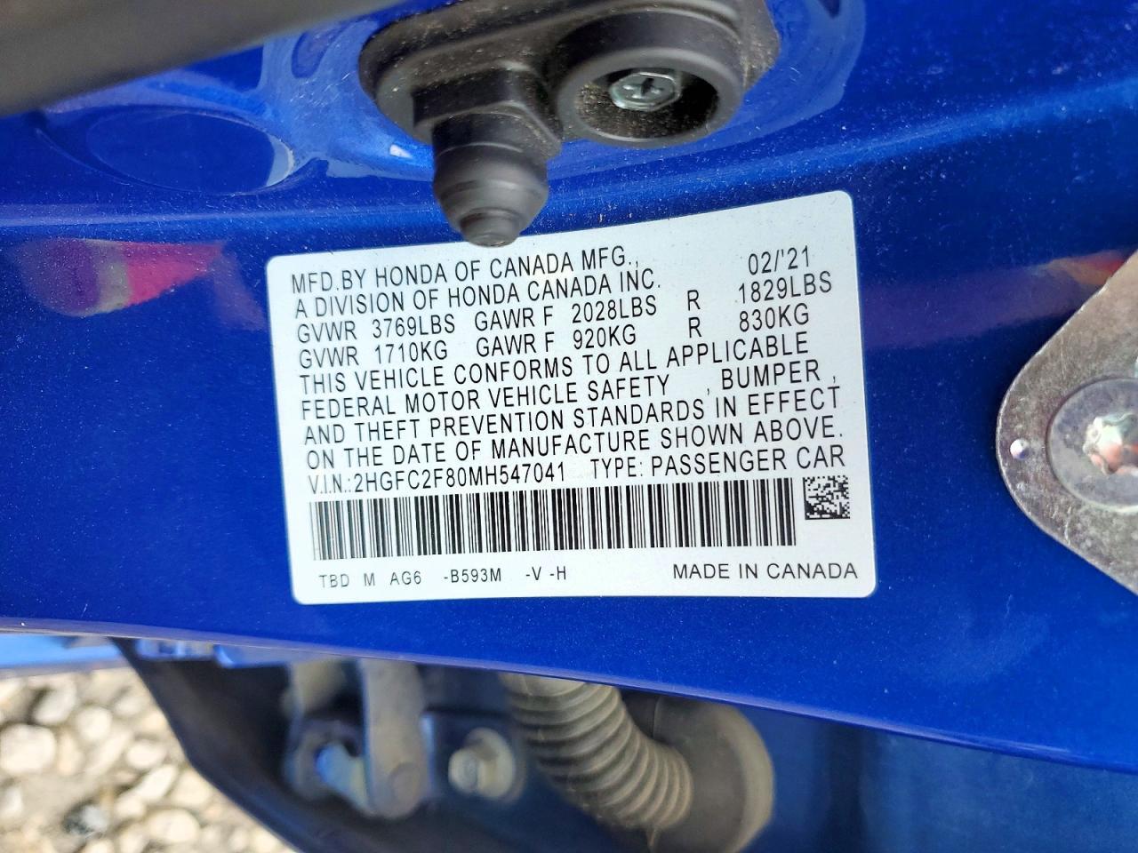 2021 Honda Civic Sport - zdjęcie 12