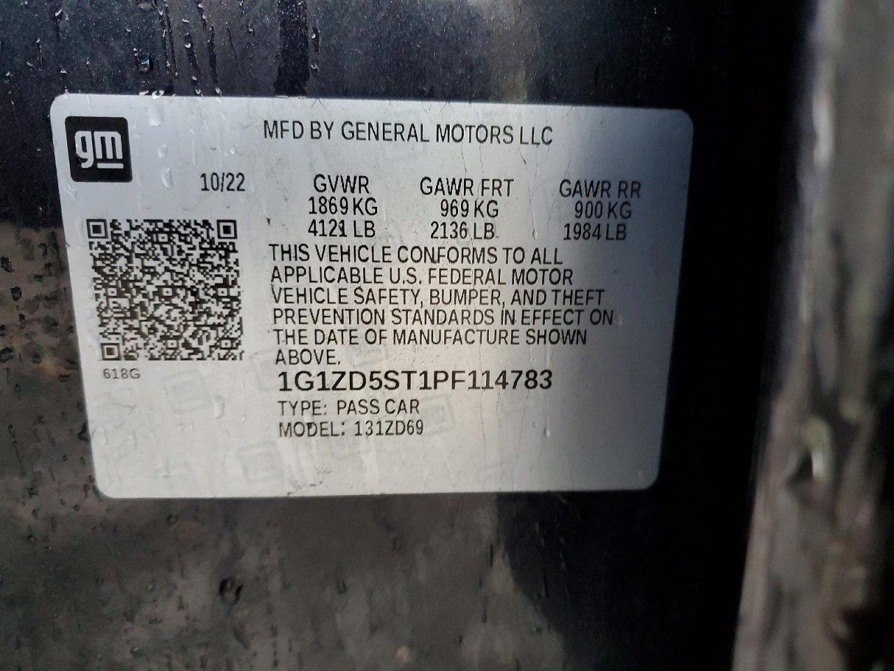 2023 Chevrolet Malibu Lt - zdjęcie 12