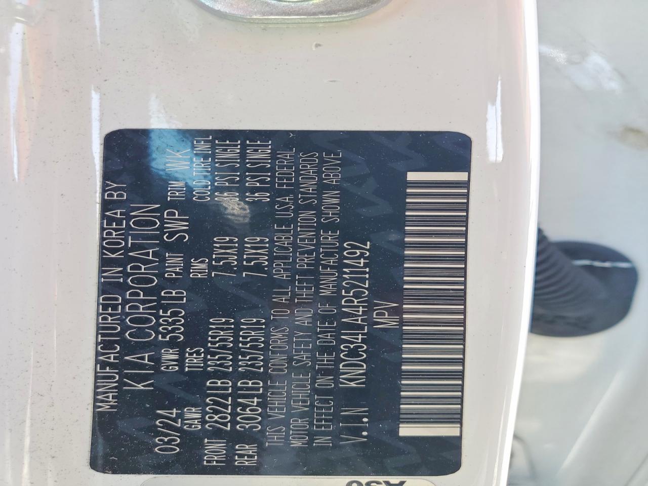 2024 Kia Ev6 Wind - zdjęcie 13