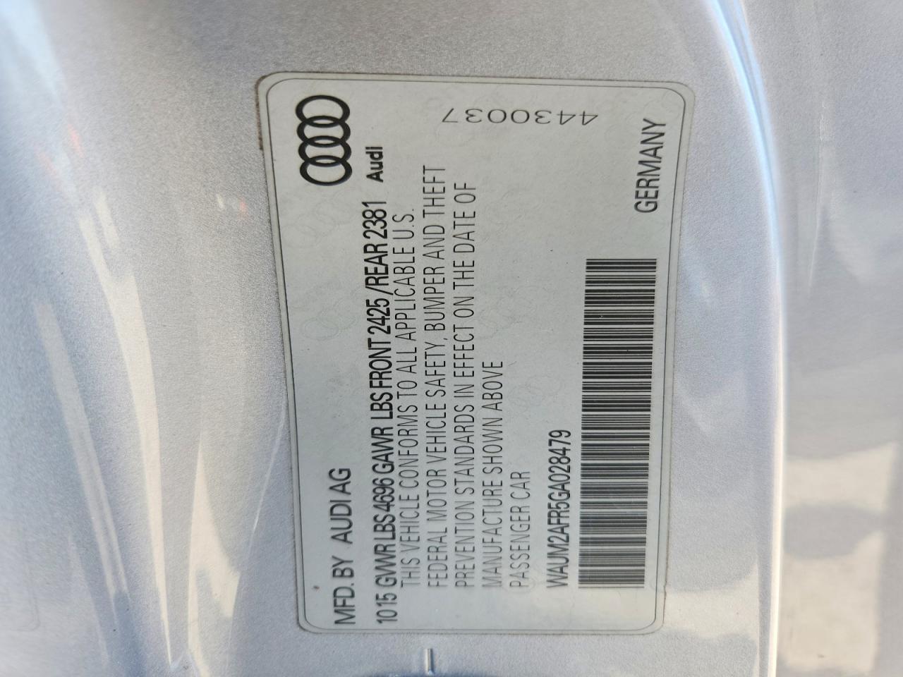 2016 Audi A5 Premium Plus S-Line - zdjęcie 12