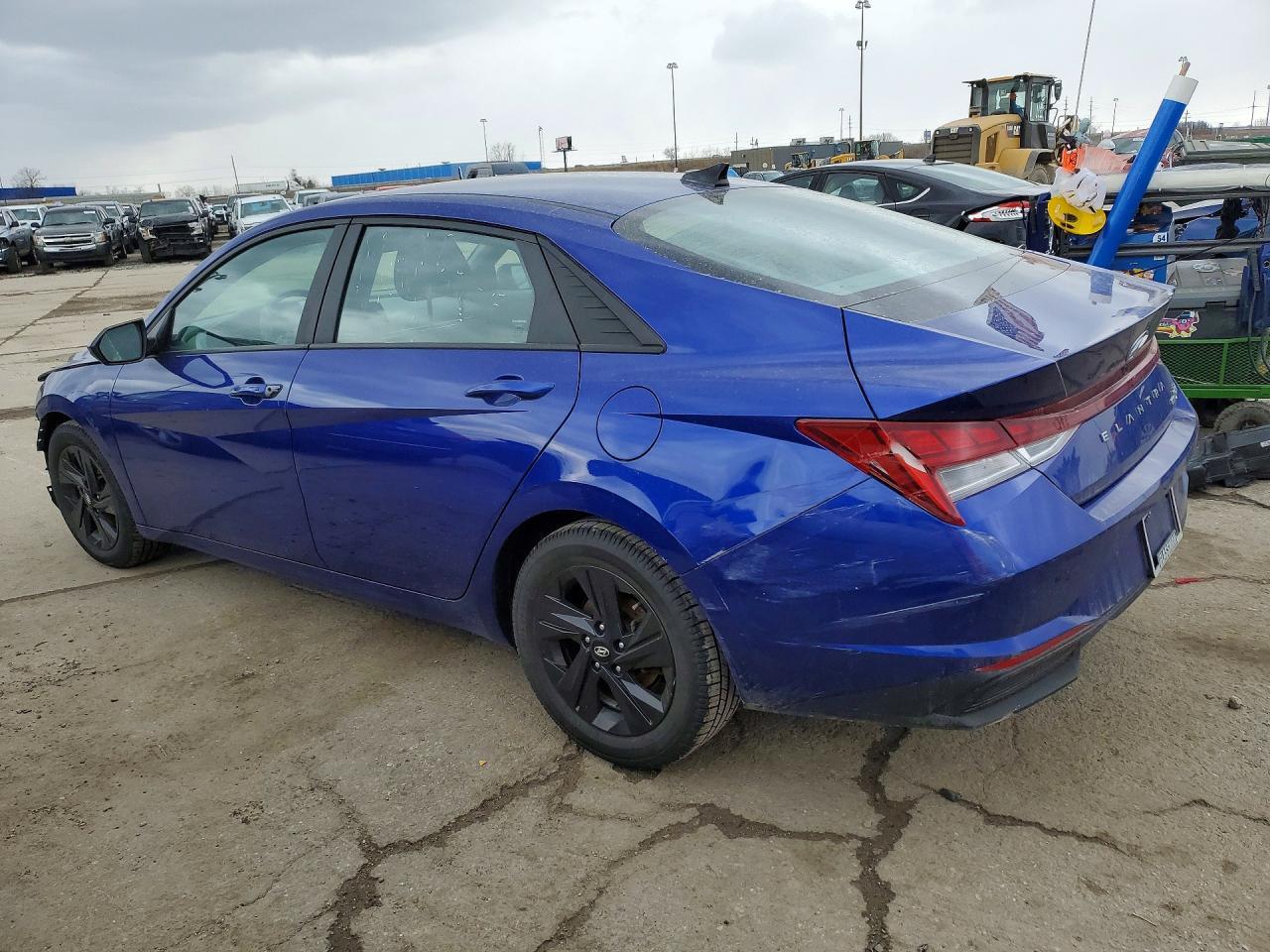 2021 Hyundai Elantra Hybrid Blue - zdjęcie 2