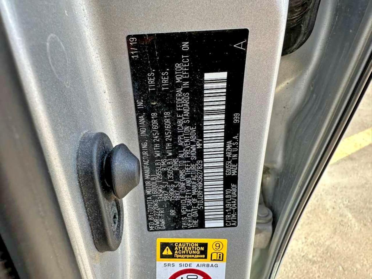 2019 Toyota Highlander Xle - zdjęcie 10