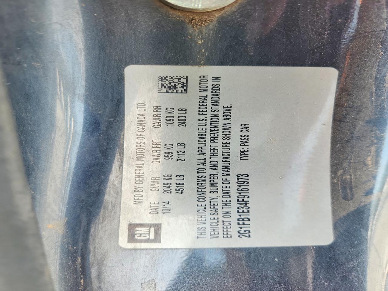 2015 Chevrolet Camaro Ls - zdjęcie 12