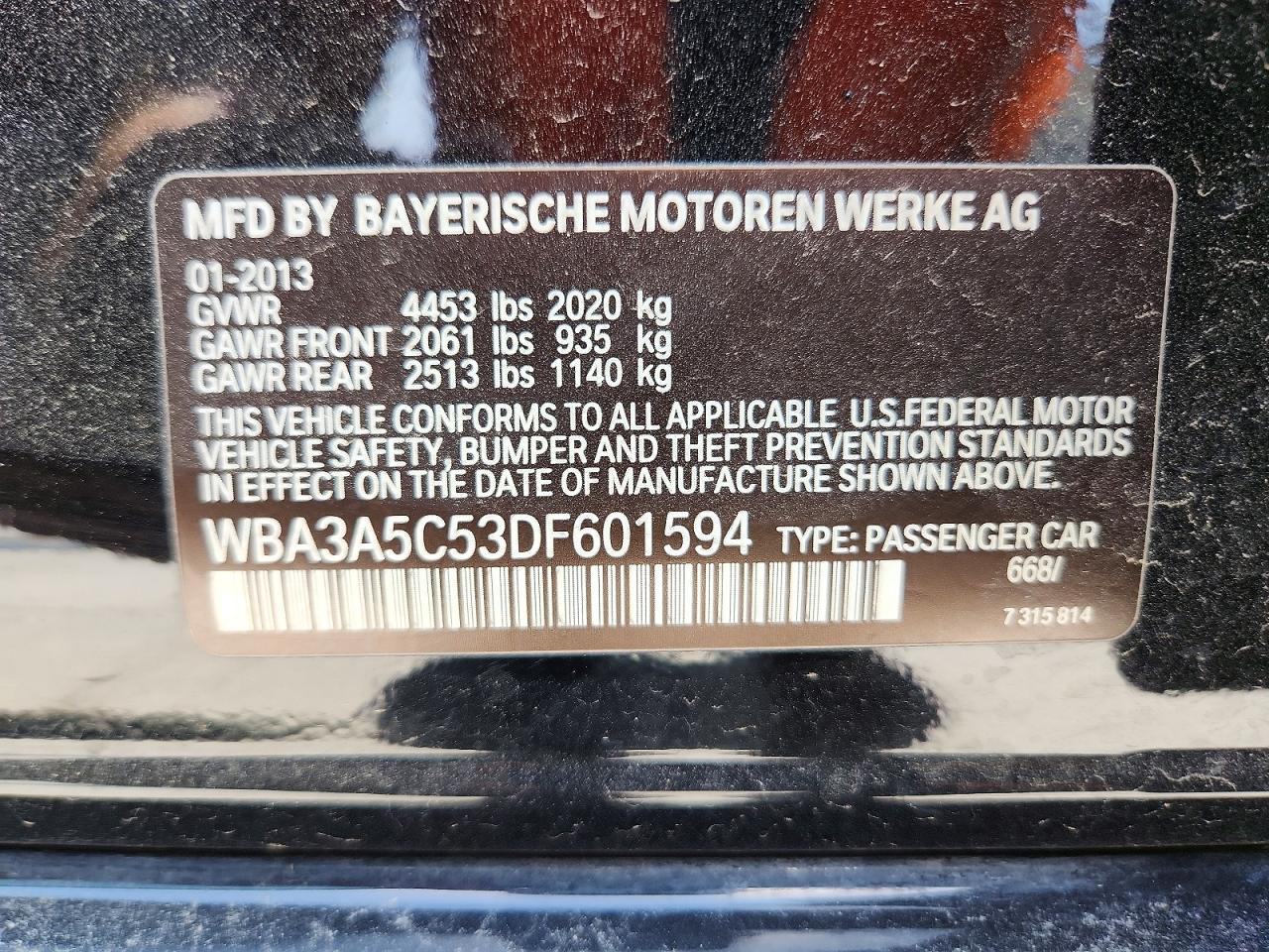 2013 BMW 328 I - zdjęcie 13