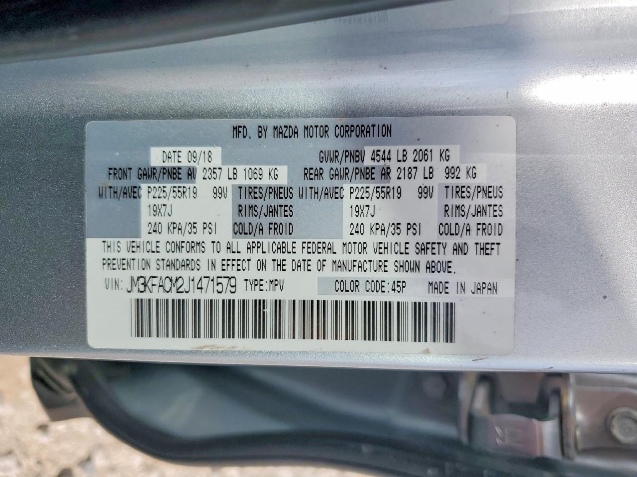 2018 Mazda Cx-5 Touring - zdjęcie 13