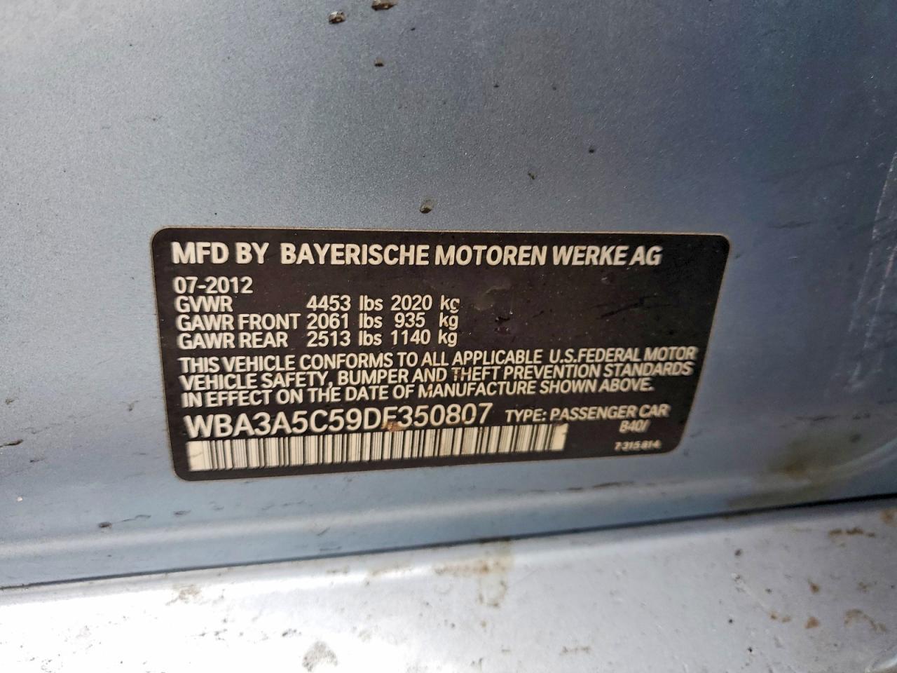 2013 BMW 328 I - zdjęcie 12