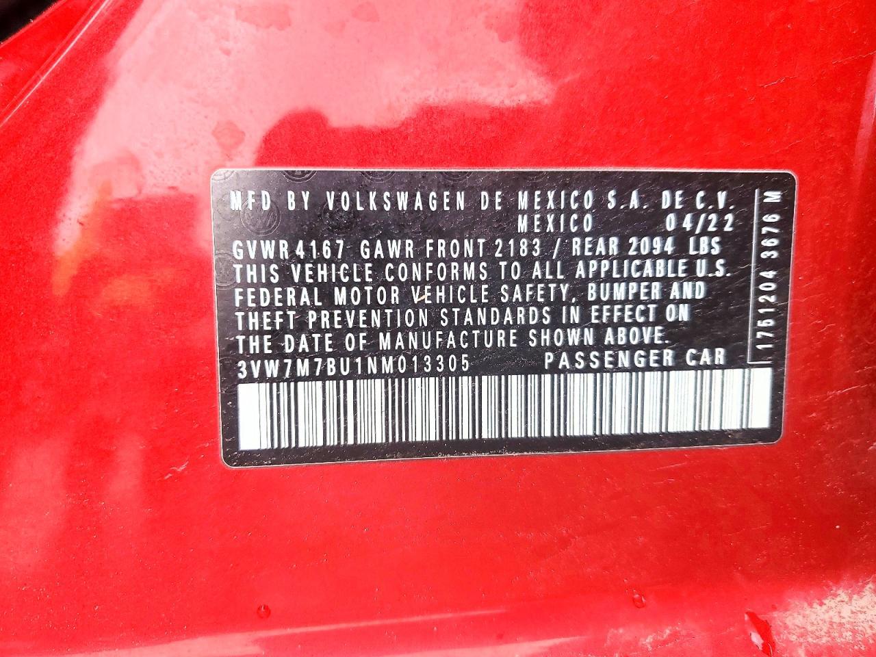 2022 Volkswagen Jetta Se - zdjęcie 13