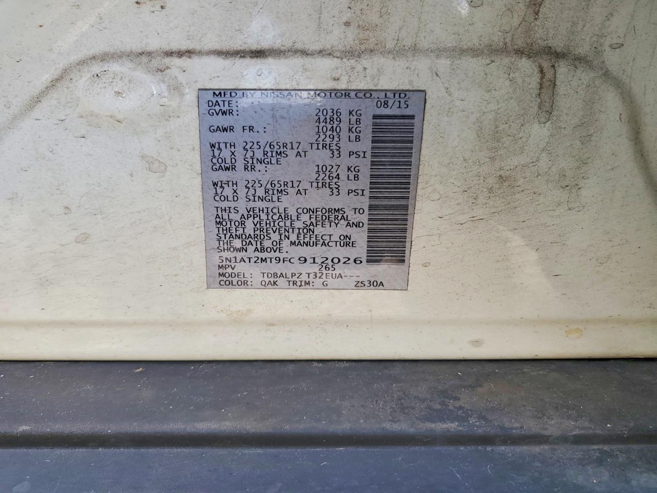 2015 Nissan Rogue S - zdjęcie 13