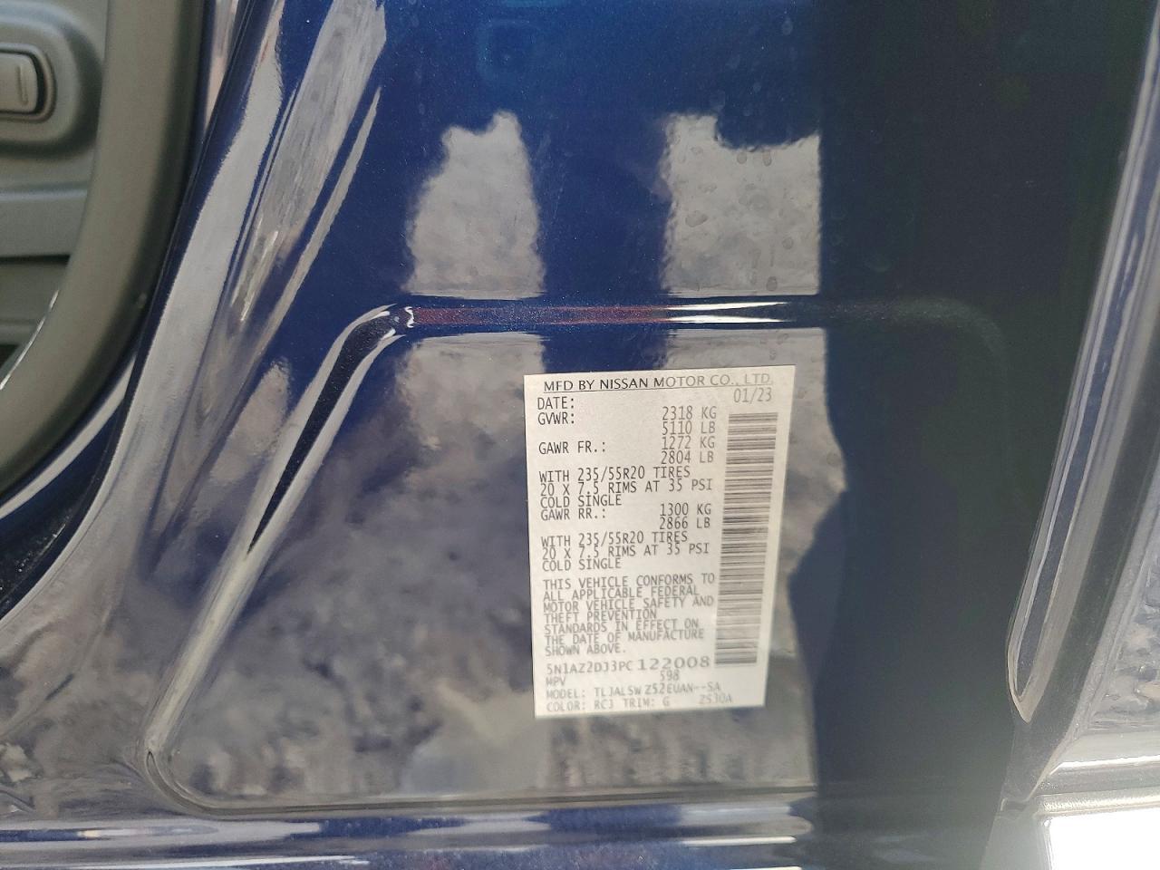 2023 Nissan Murano Platinum - zdjęcie 13