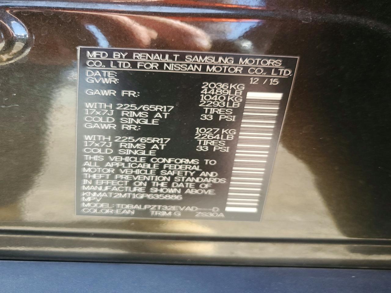 2016 Nissan Rogue S - zdjęcie 14