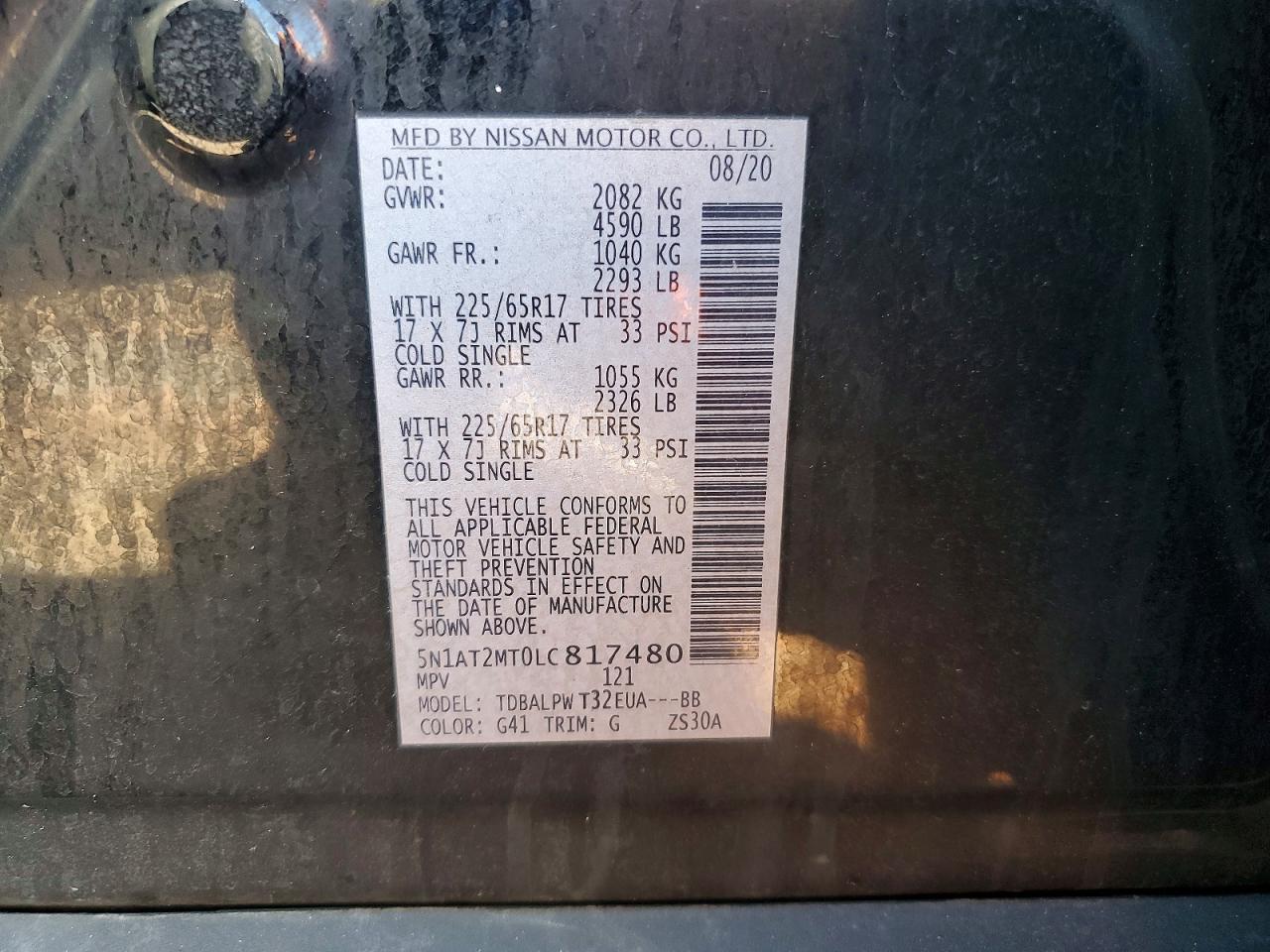 2020 Nissan Rogue S - zdjęcie 13