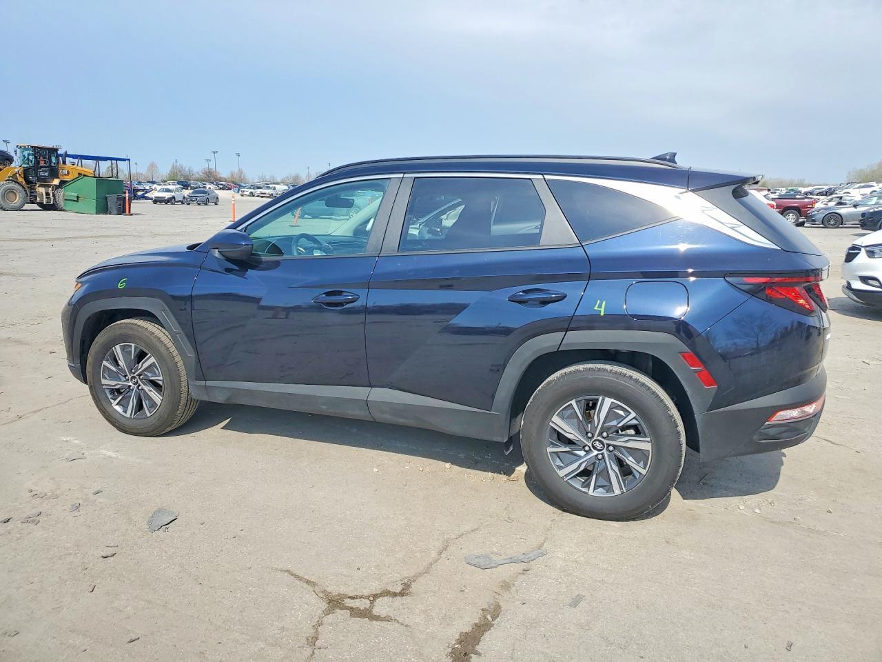 2024 Hyundai Tucson Hybrid Blue - zdjęcie 2