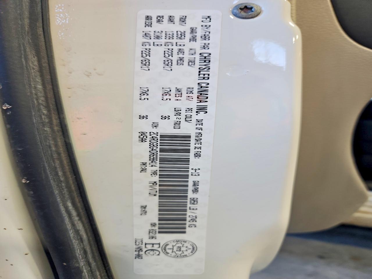 2013 Dodge Grand Caravan Se - zdjęcie 13