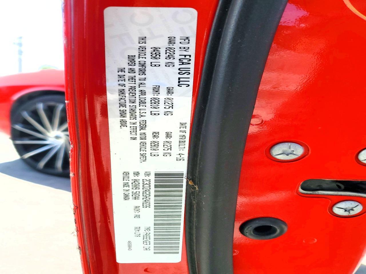 2016 Dodge Challenger Sxt - zdjęcie 12